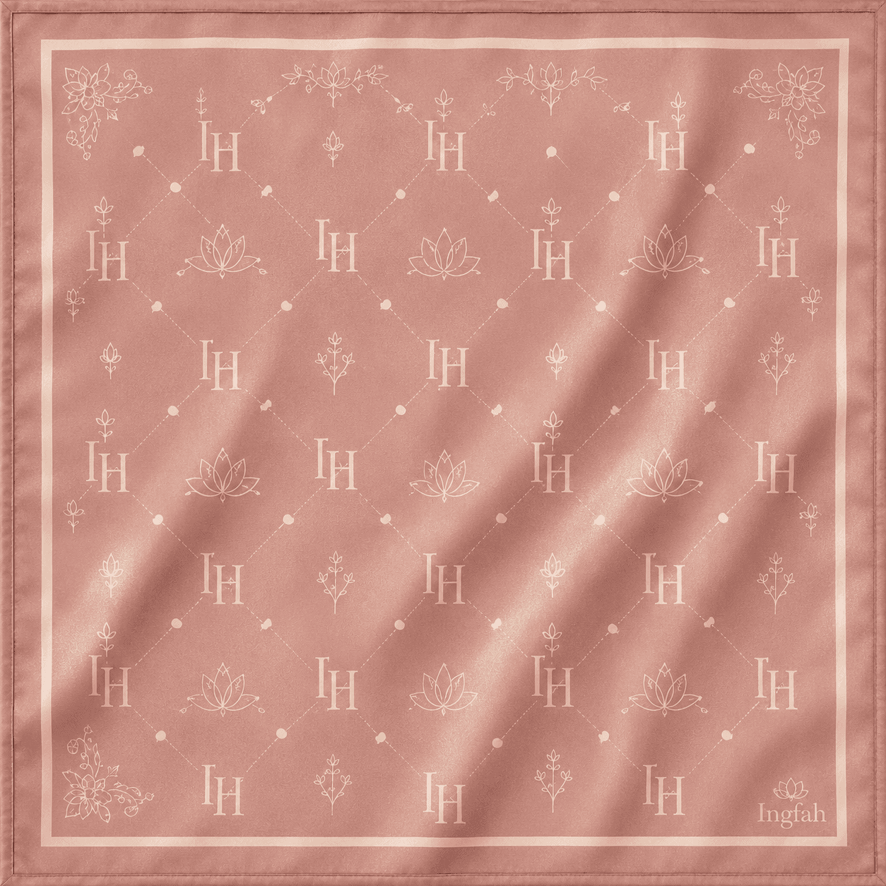 Dusty Rose - 100% Mulberry Silk Scarf